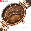 CURREN 9056 Charming Ladies Quartz Watches Full Steel Female Dress Watch Women Wristwatch Relogio Feminino Fashion Rhinestones